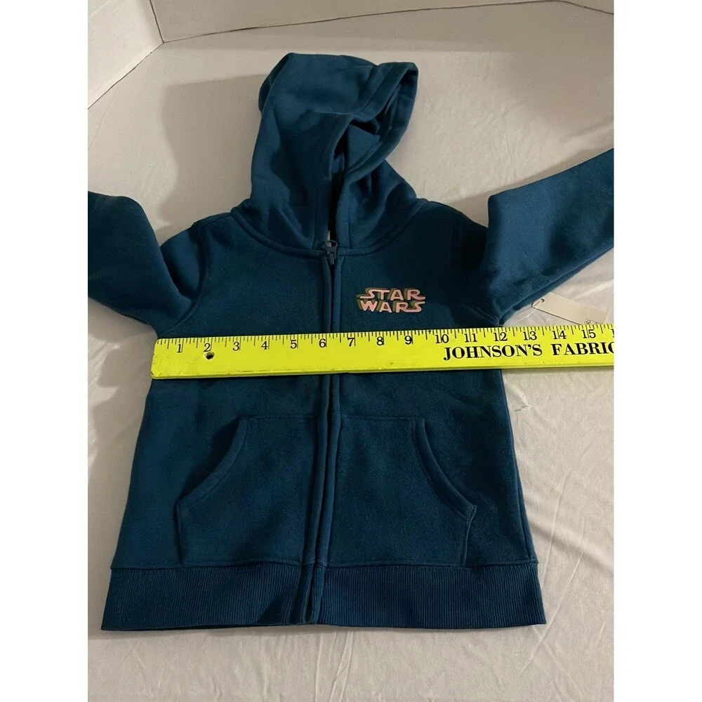Star Wars Zip up Fleece Hoodie  Size 4T  New